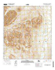 2015 Map of Misheguk Mountain A-4 SE, 2015 Print