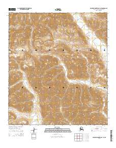 2015 Map of Misheguk Mountain B-3 NE, 2015 Print