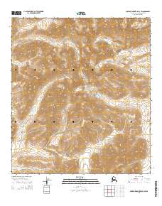 2015 Map of Misheguk Mountain B-3 SW, 2015 Print