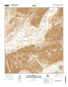 2015 Map of Misheguk Mountain B-4 SE, 2015 Print