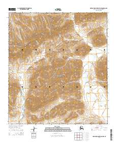 2015 Map of Misheguk Mountain B-5 NW, 2015 Print