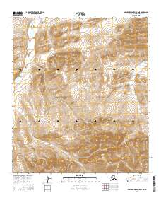2016 Map of Misheguk Mountain C-4 NE, 2016 Print