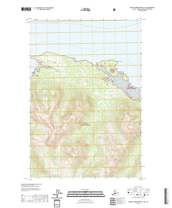 USGS Topographic Map – Mount Fairweather A-1 NE