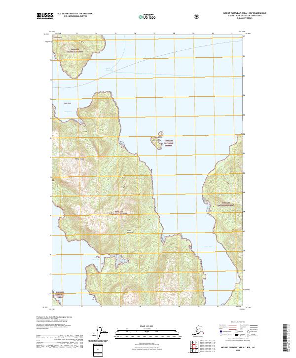 USGS Topographic Map – Mount Fairweather A-1 NW