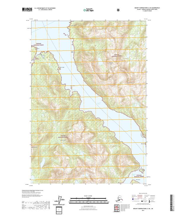 USGS Topographic Map – Mount Fairweather A-2 SE