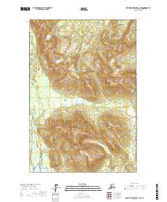 USGS Topographic Map – Mount Fairweather B-1 NW