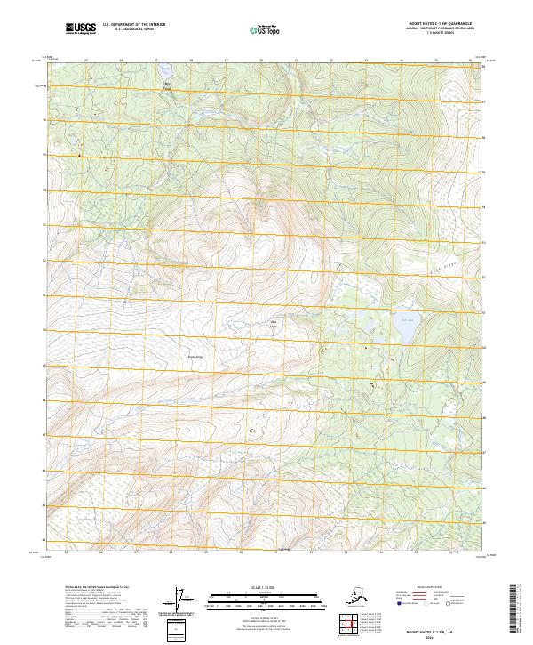 USGS Topographic Map – Mount Hayes C-1 SW