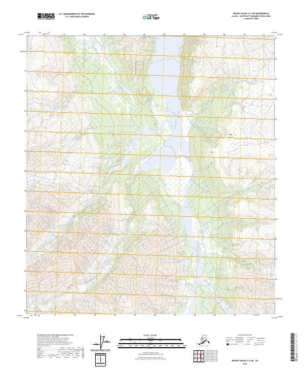 USGS Topographic Map – Mount Hayes C-2 SW