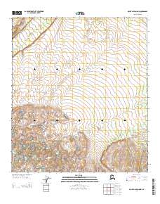 2013 Map of Mount Hayes D-5 NW, 2013 Print
