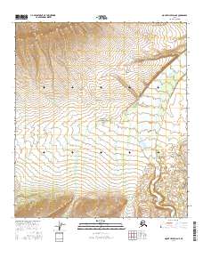 2016 Map of Mount Hayes D-6 NE, 2016 Print