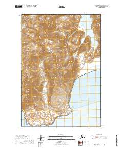USGS Topographic Map – Mount Katmai A-3 SE