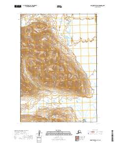 USGS Topographic Map – Mount Katmai A-4 SE