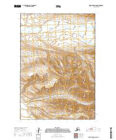 2019 Map of Mount Katmai A-5 NW, 2019 Print