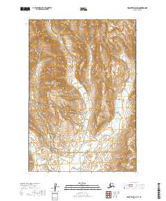2019 Map of Mount Katmai A-5 SE, 2019 Print