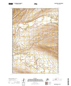 2019 Map of Mount Katmai A-6 NE, 2019 Print