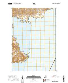 USGS Topographic Map – Mount Katmai B-1 SE