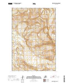 2019 Map of Mount Katmai B-2 NW, 2019 Print