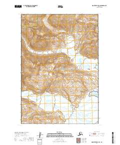 2019 Map of Mount Katmai B-2 SE, 2019 Print