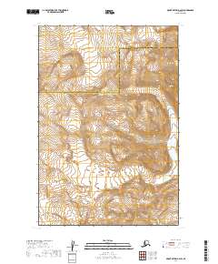 USGS Topographic Map – Mount Katmai B-2 SW