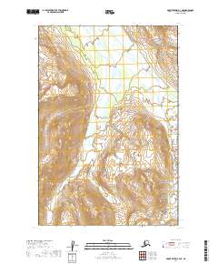 2019 Map of Mount Katmai B-3 NE, 2019 Print