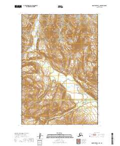 2019 Map of Mount Katmai C-1 NE, 2019 Print