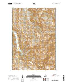 2019 Map of Mount Katmai C-1 NW, 2019 Print