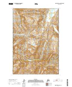 2019 Map of Mount Katmai C-2 NE, 2019 Print