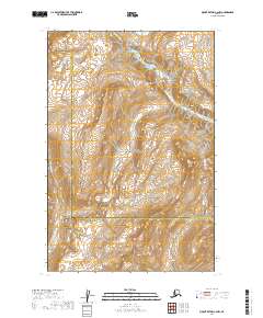 2019 Map of Mount Katmai C-2 NW, 2019 Print