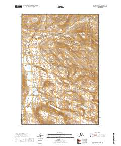 2019 Map of Mount Katmai C-2 SE, 2019 Print