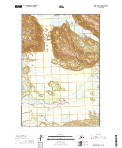 USGS Topographic Map – Mount Katmai C-4 SW