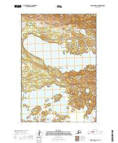 2019 Map of Mount Katmai C-5 NE, 2019 Print