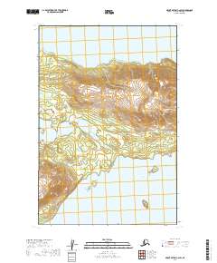 USGS Topographic Map – Mount Katmai C-6 SW