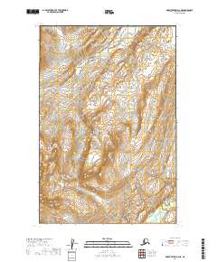 2019 Map of Mount Katmai D-2 NE, 2019 Print