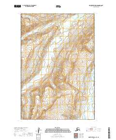 2019 Map of Mount Katmai D-2 SE, 2019 Print