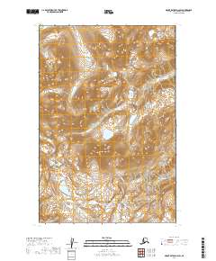2019 Map of Mount Katmai D-2 SW, 2019 Print
