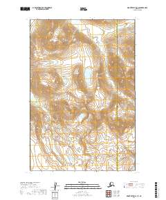 2019 Map of Mount Katmai D-3 SE, 2019 Print