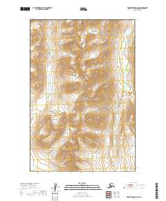 2019 Map of Mount Katmai D-3 SW, 2019 Print