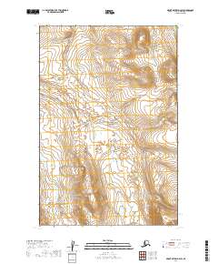 2019 Map of Mount Katmai D-4 SW, 2019 Print