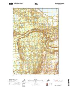 2019 Map of Mount Katmai D-5 NW, 2019 Print