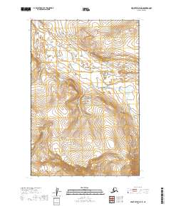2019 Map of Mount Katmai D-5 SE, 2019 Print