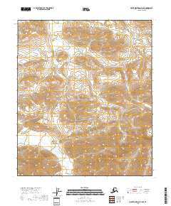 2018 Map of Mount Michelson A-5 SE, 2018 Print