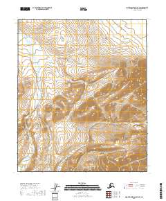 2018 Map of Mount Michelson B-4 SW, 2018 Print