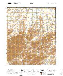 2018 Map of Mount Michelson B-5 SE, 2018 Print