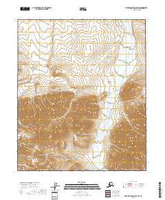 2018 Map of Mount Michelson B-5 SW, 2018 Print