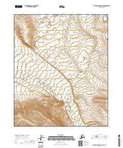 2018 Map of Mount Michelson C-5 NW, 2018 Print