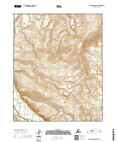 2018 Map of Mount Michelson D-4 SW, 2018 Print