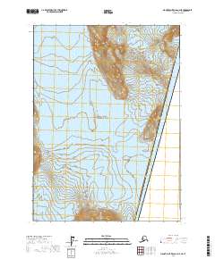 2017 Map of Mount Saint Elias A-4 NE, 2017 Print