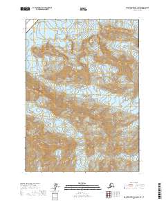 2017 Map of Mount Saint Elias A-5 NW, 2017 Print