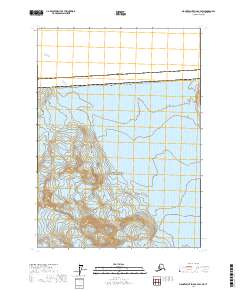 2017 Map of Mount Saint Elias B-4 SW, 2017 Print