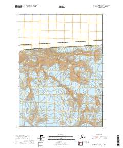 2017 Map of Mount Saint Elias B-5 SE, 2017 Print